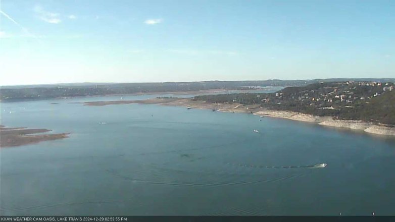 Lake Travis webcam, December 29, 2024 3:00 PM CT