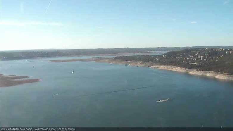 Lake Travis webcam, December 29, 2024 3:25 PM CT