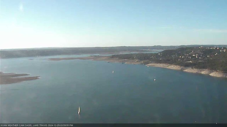 Lake Travis webcam, December 29, 2024 4:00 PM CT