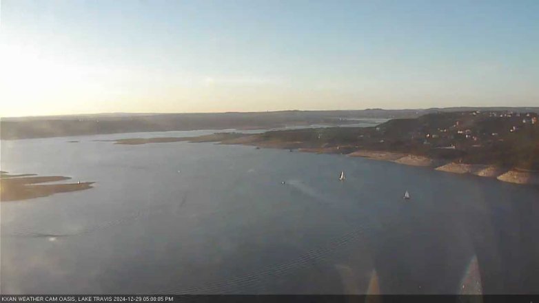 Lake Travis webcam, December 29, 2024 5:00 PM CT