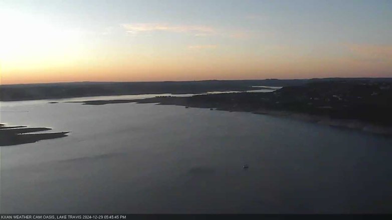 Lake Travis webcam, December 29, 2024 5:45 PM CT
