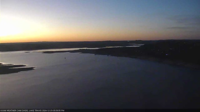 Lake Travis webcam, December 29, 2024 6:00 PM CT