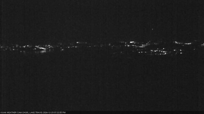 Lake Travis webcam, December 29, 2024 7:25 PM CT