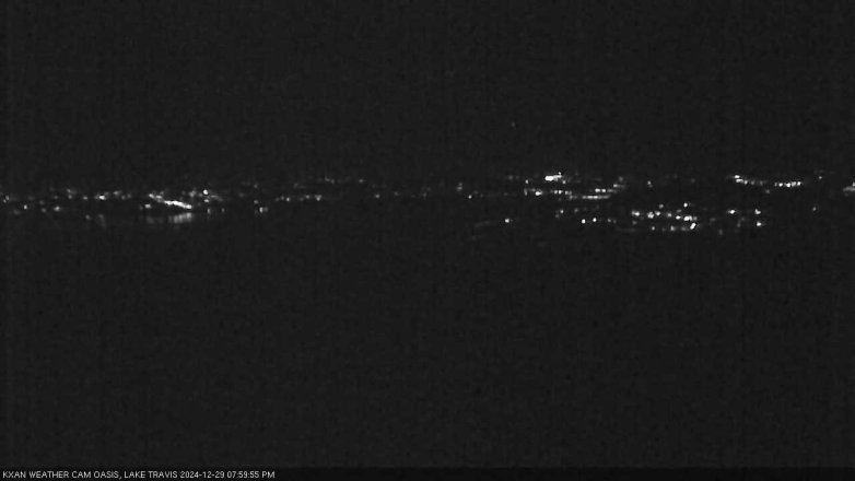 Lake Travis webcam, December 29, 2024 8:00 PM CT