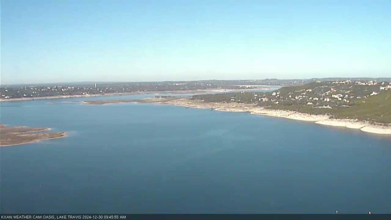 Lake Travis webcam, December 30, 2024 9:45 AM CT