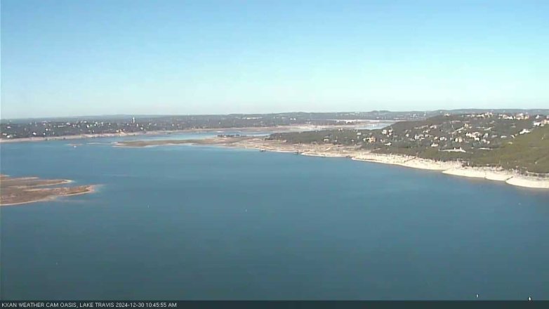 Lake Travis webcam, December 30, 2024 10:45 AM CT