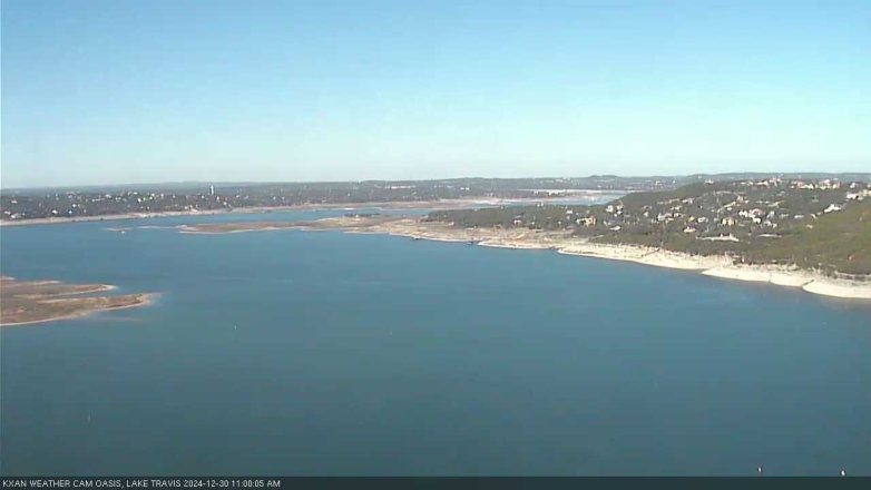 Lake Travis webcam, December 30, 2024 11:00 AM CT