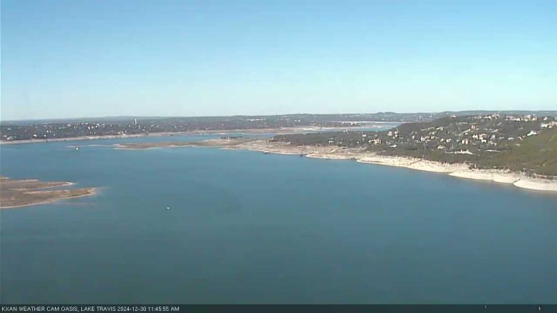 Lake Travis webcam, December 30, 2024 11:45 AM CT