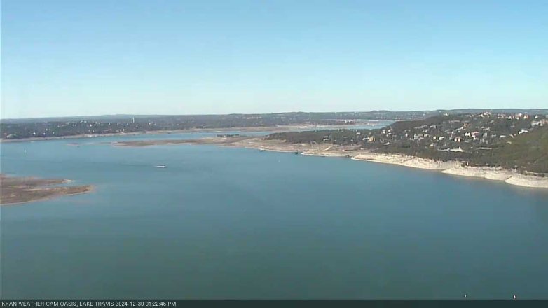 Lake Travis webcam, December 30, 2024 1:25 PM CT
