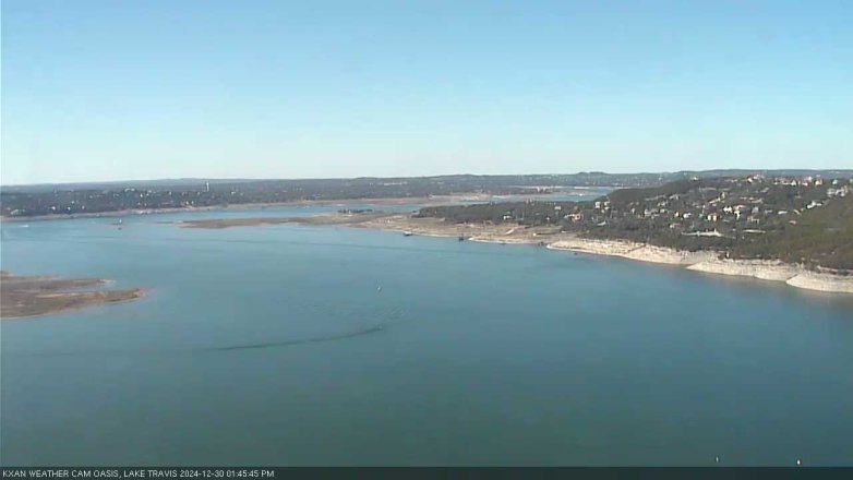 Lake Travis webcam, December 30, 2024 1:45 PM CT