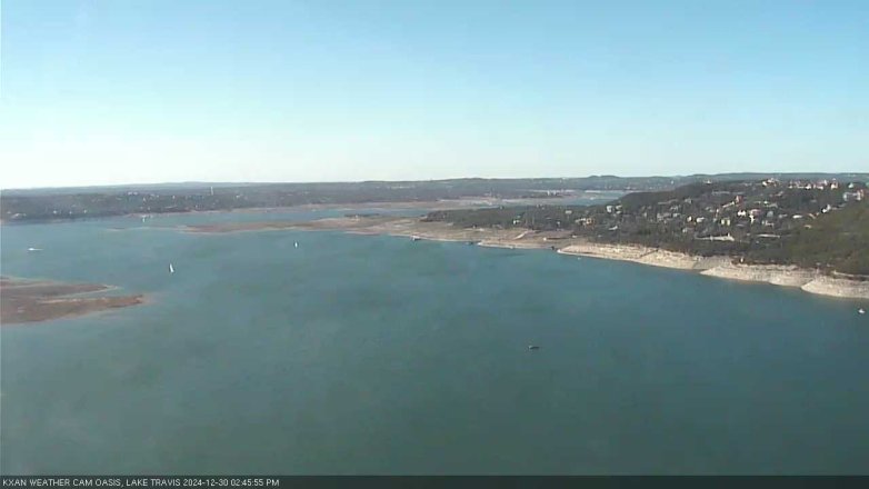 Lake Travis webcam, December 30, 2024 2:45 PM CT