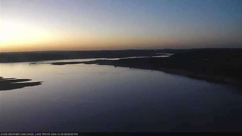 Lake Travis webcam, December 30, 2024 6:00 PM CT