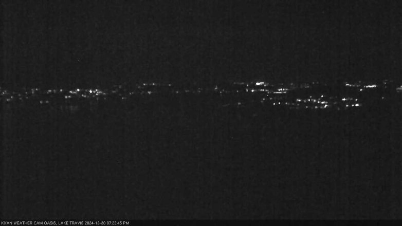 Lake Travis webcam, December 30, 2024 7:25 PM CT