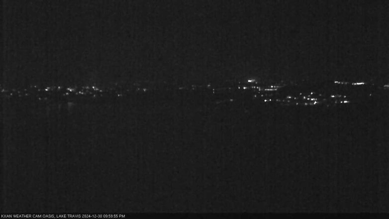 Lake Travis webcam, December 30, 2024 10:00 PM CT