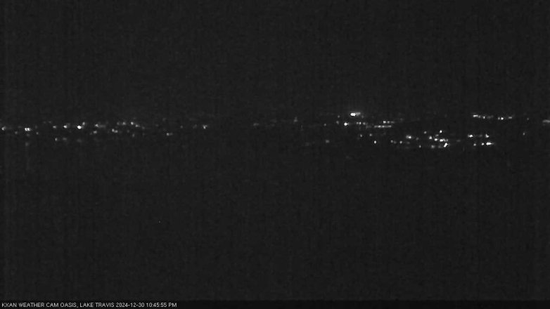 Lake Travis webcam, December 30, 2024 10:45 PM CT
