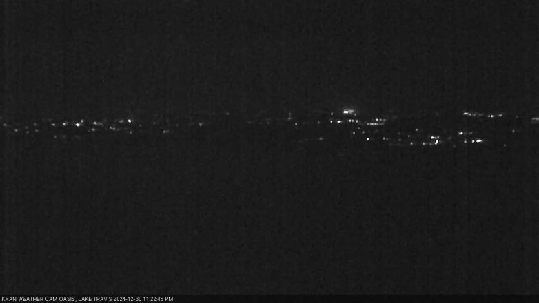 Lake Travis webcam, December 30, 2024 11:25 PM CT