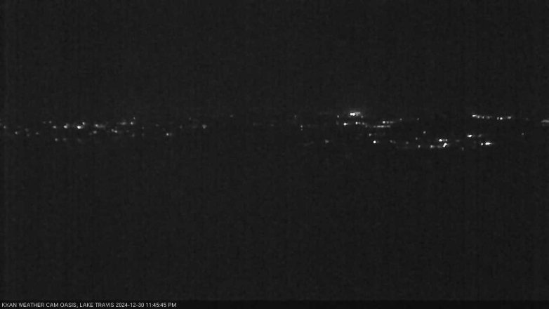 Lake Travis webcam, December 30, 2024 11:45 PM CT
