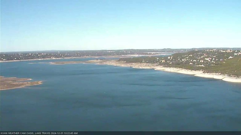 Lake Travis webcam, December 31, 2024 10:25 AM CT