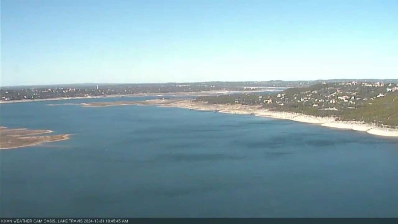 Lake Travis webcam, December 31, 2024 10:45 AM CT