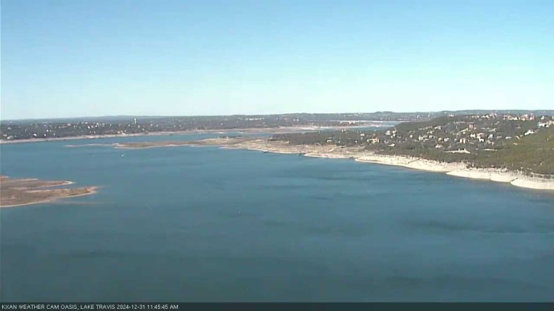 Lake Travis webcam, December 31, 2024 11:45 AM CT