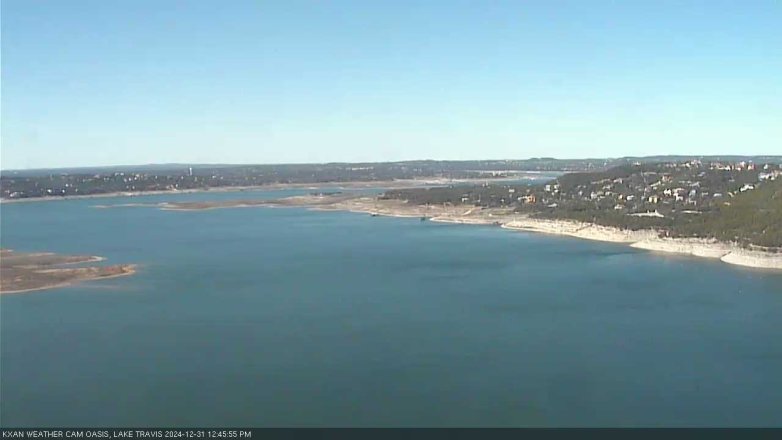 Lake Travis webcam, December 31, 2024 12:45 PM CT