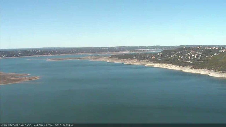 Lake Travis webcam, December 31, 2024 1:00 PM CT