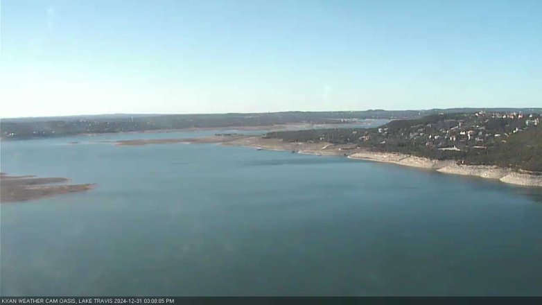 Lake Travis webcam, December 31, 2024 3:00 PM CT