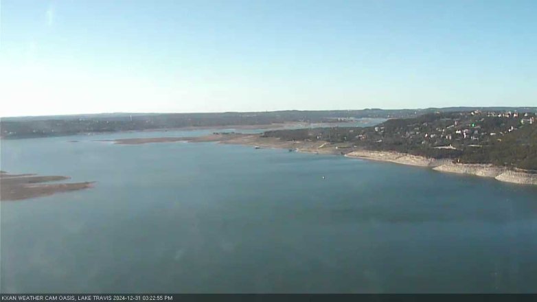 Lake Travis webcam, December 31, 2024 3:25 PM CT