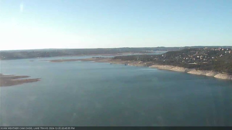 Lake Travis webcam, December 31, 2024 3:45 PM CT