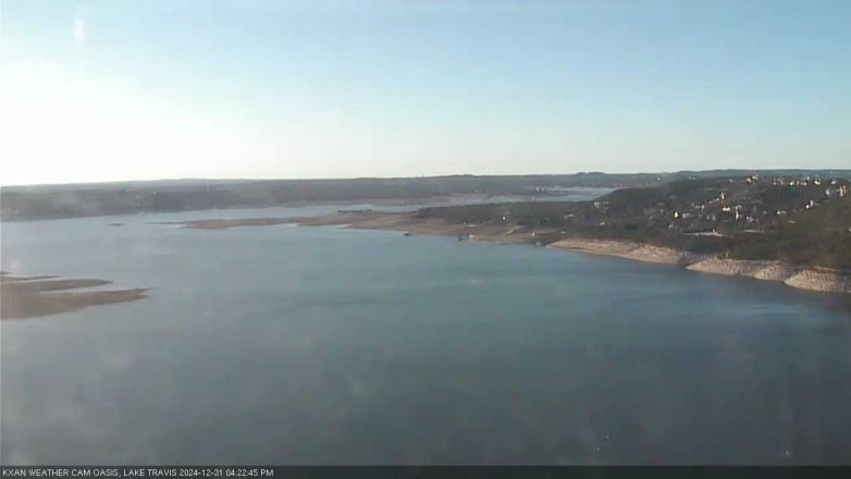Lake Travis webcam, December 31, 2024 4:25 PM CT
