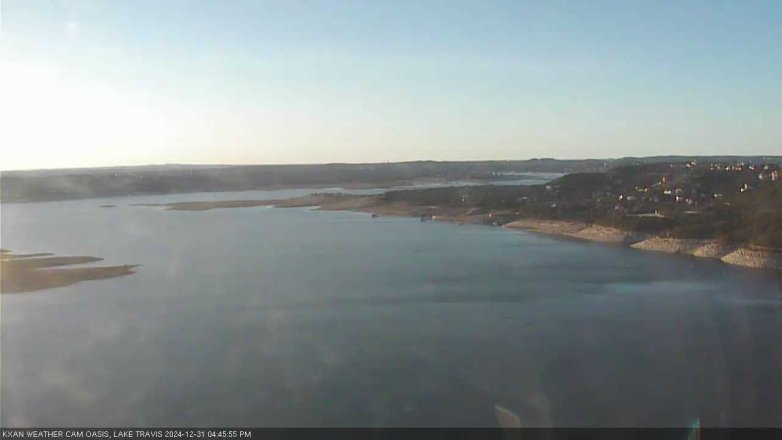 Lake Travis webcam, December 31, 2024 4:45 PM CT