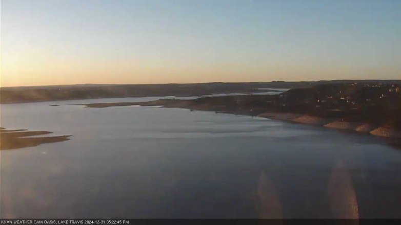 Lake Travis webcam, December 31, 2024 5:25 PM CT