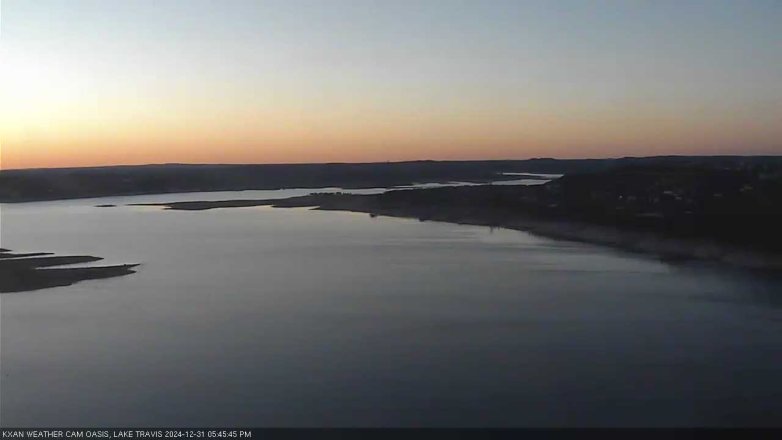 Lake Travis webcam, December 31, 2024 5:45 PM CT