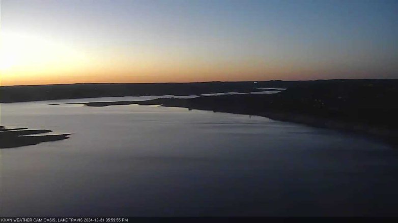 Lake Travis webcam, December 31, 2024 6:00 PM CT