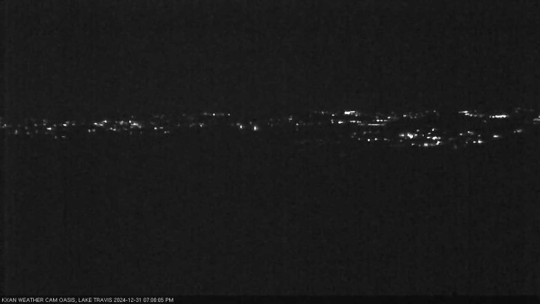 Lake Travis webcam, December 31, 2024 7:00 PM CT