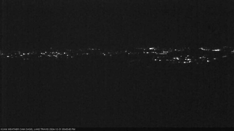 Lake Travis webcam, December 31, 2024 9:45 PM CT