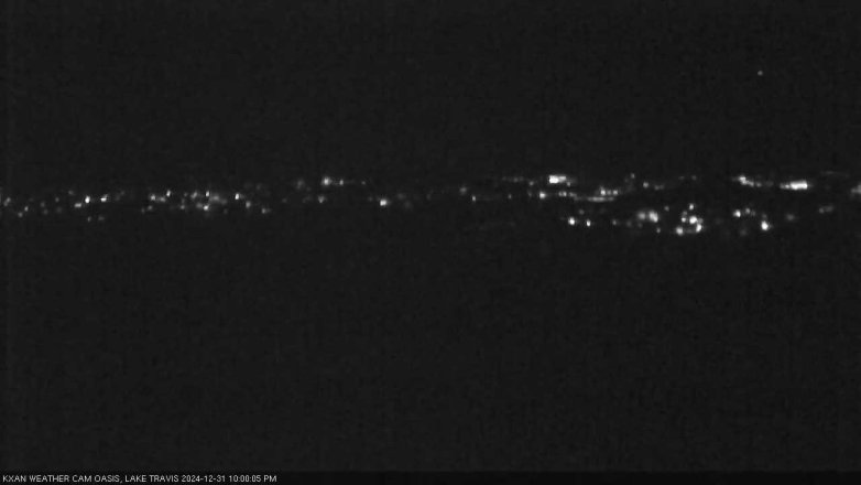 Lake Travis webcam, December 31, 2024 10:00 PM CT