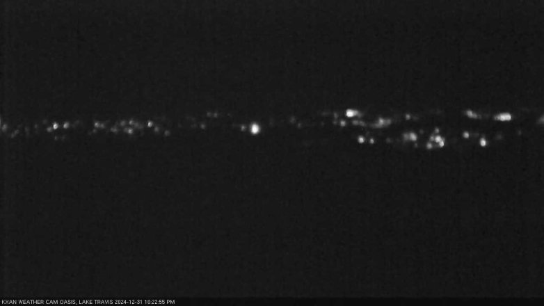 Lake Travis webcam, December 31, 2024 10:25 PM CT