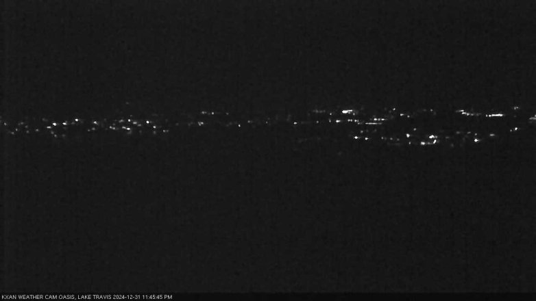 Lake Travis webcam, December 31, 2024 11:45 PM CT