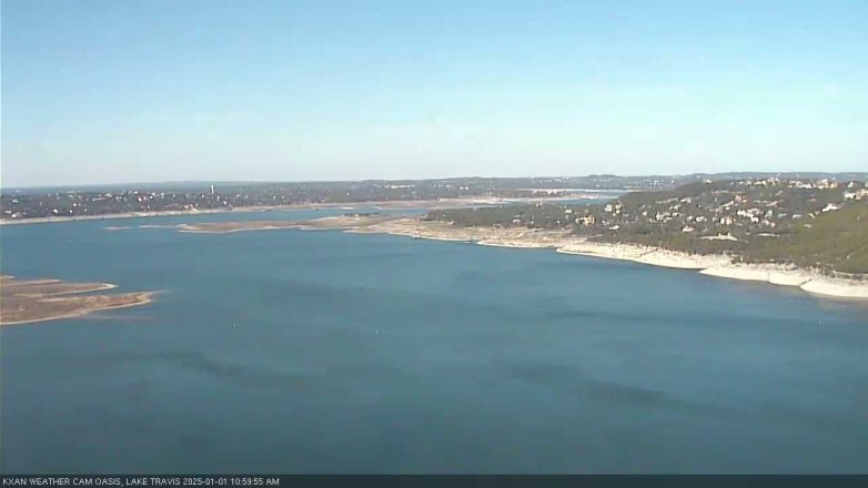 Lake Travis webcam, January 1, 2025 11:00 AM CT