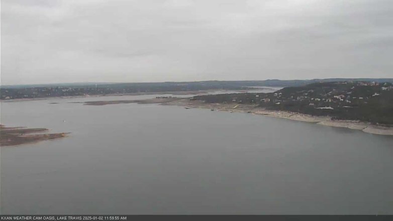 Lake Travis webcam, January 2, 2025 12:00 PM CT