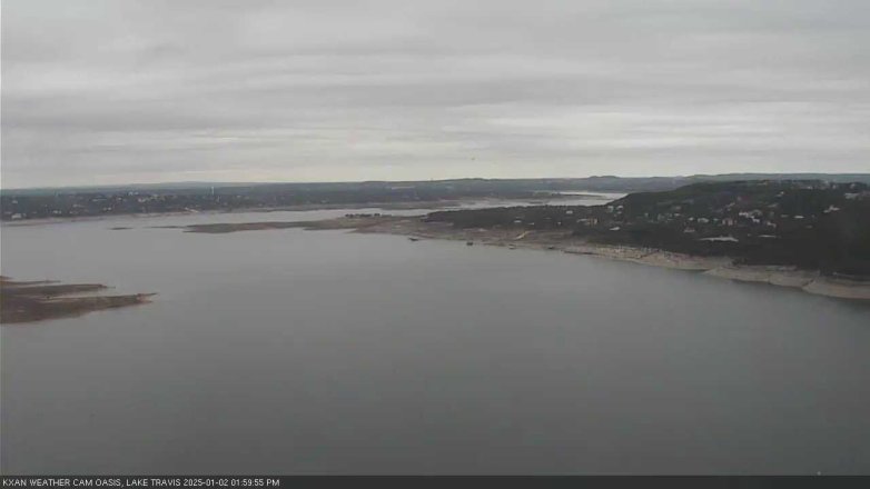 Lake Travis webcam, January 2, 2025 2:00 PM CT