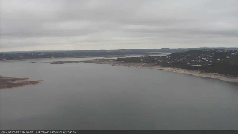 Lake Travis webcam, January 2, 2025 2:25 PM CT