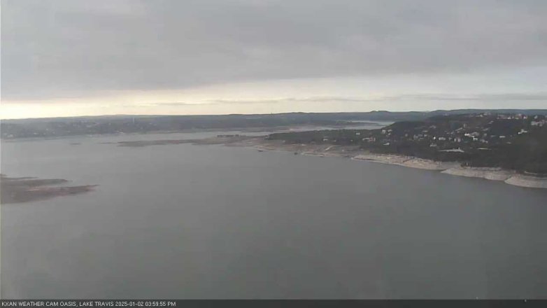 Lake Travis webcam, January 2, 2025 4:00 PM CT