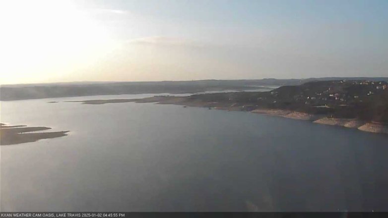 Lake Travis webcam, January 2, 2025 4:45 PM CT
