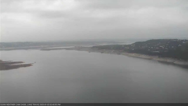 Lake Travis webcam, January 3, 2025 2:45 PM CT