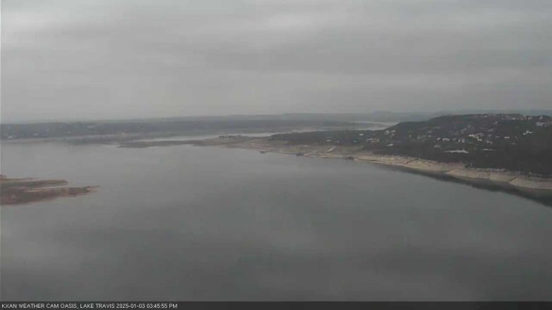 Lake Travis webcam, January 3, 2025 3:45 PM CT