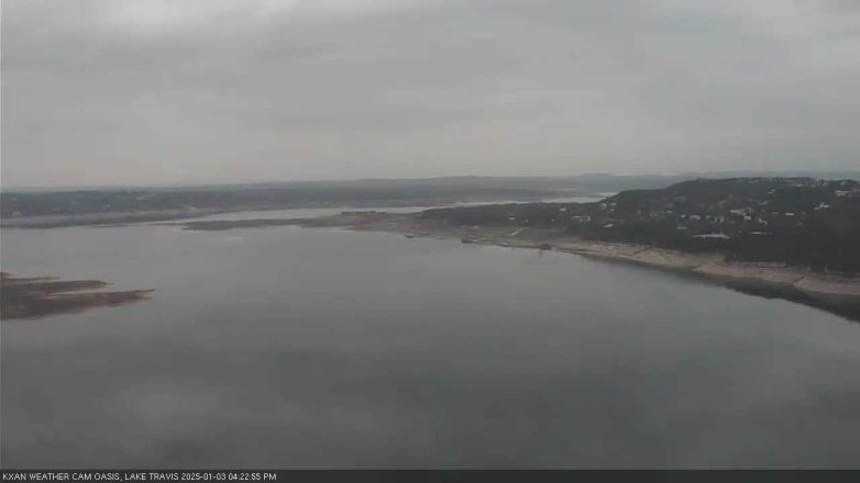 Lake Travis webcam, January 3, 2025 4:25 PM CT