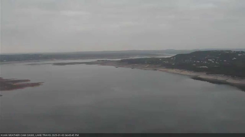 Lake Travis webcam, January 3, 2025 4:45 PM CT