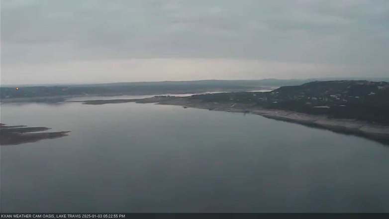 Lake Travis webcam, January 3, 2025 5:25 PM CT